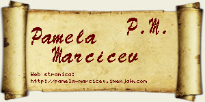 Pamela Marčićev vizit kartica